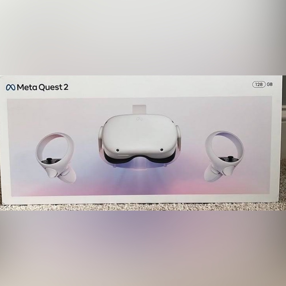 Used twice Meta Oculus Quest 2 128GB Standalone VR Headset - white